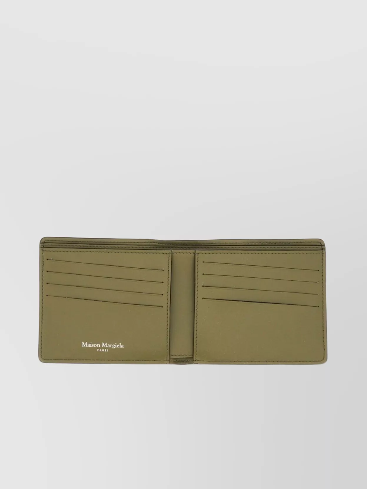 Maison Margiela Textured Bi-Fold Wallet With Cardholder Compartment