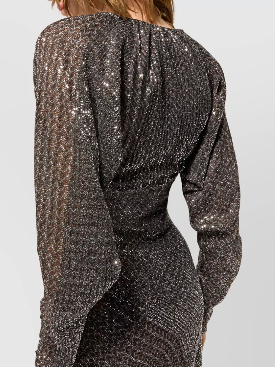 Missoni Sequinned V-Neck Maxi Dress