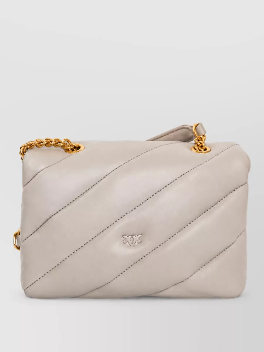 Pinko Love Bag Lady Leather Clutch Bag