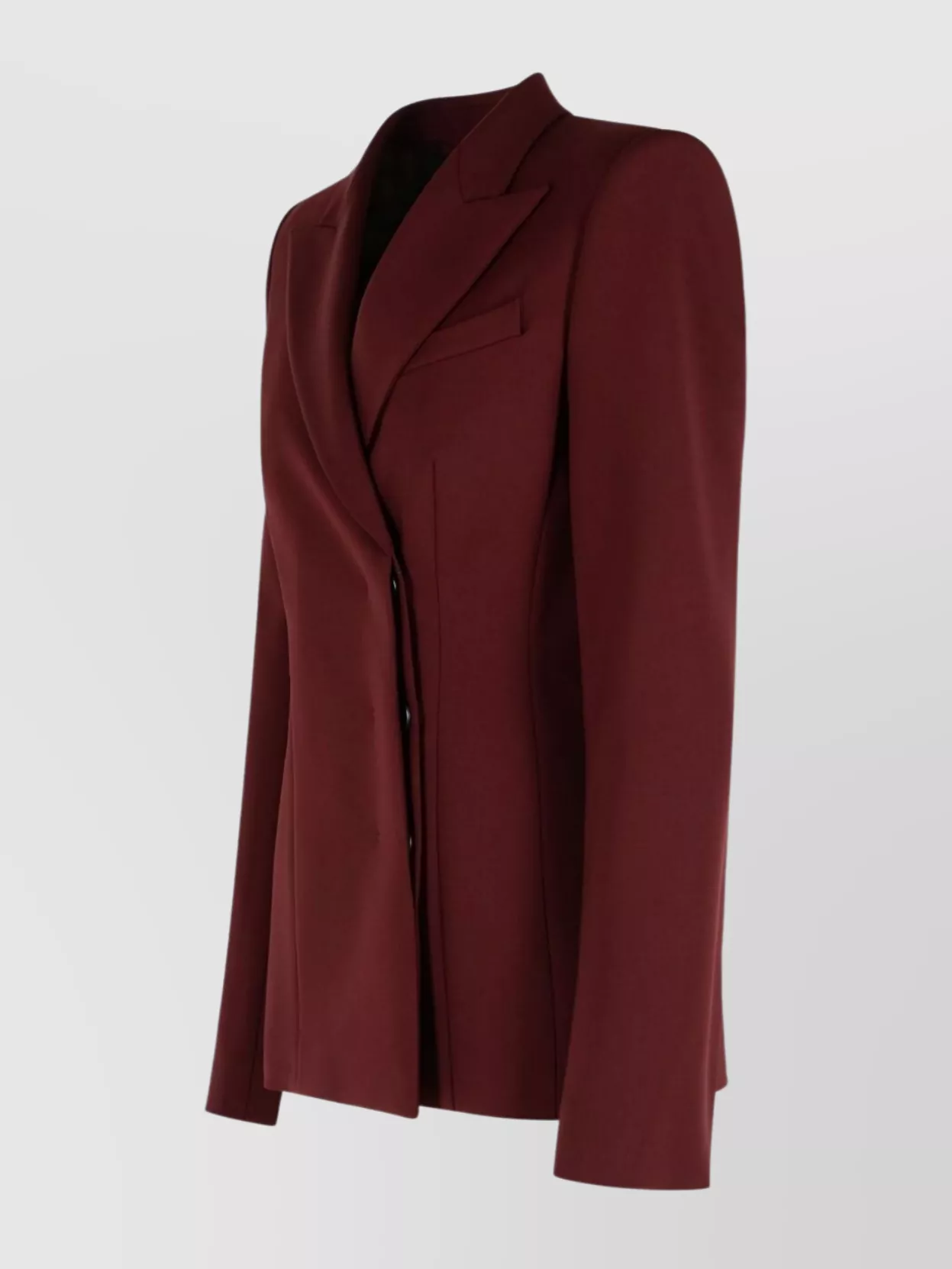 Sportmax Structured Double-Breasted Jacket Back Vent