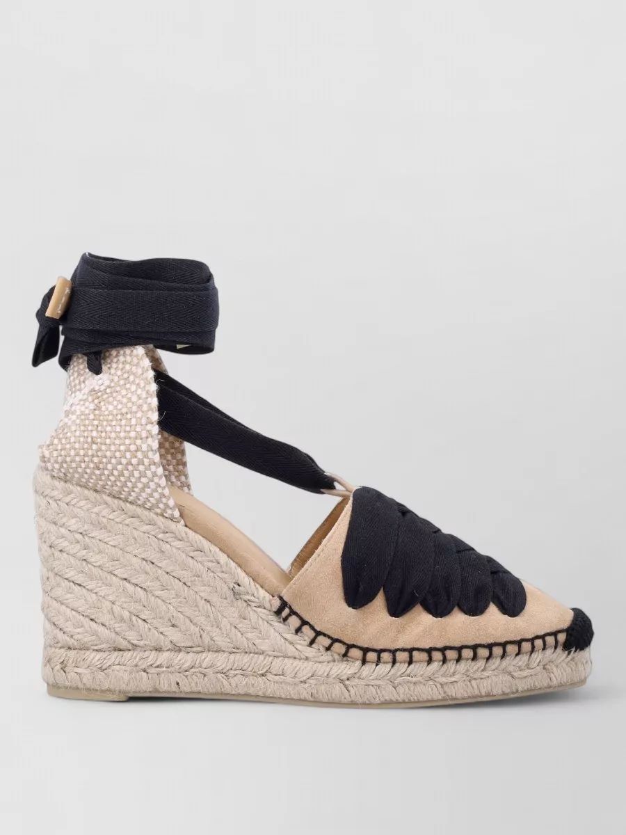 Castaner Suede Wedge Espadrilles