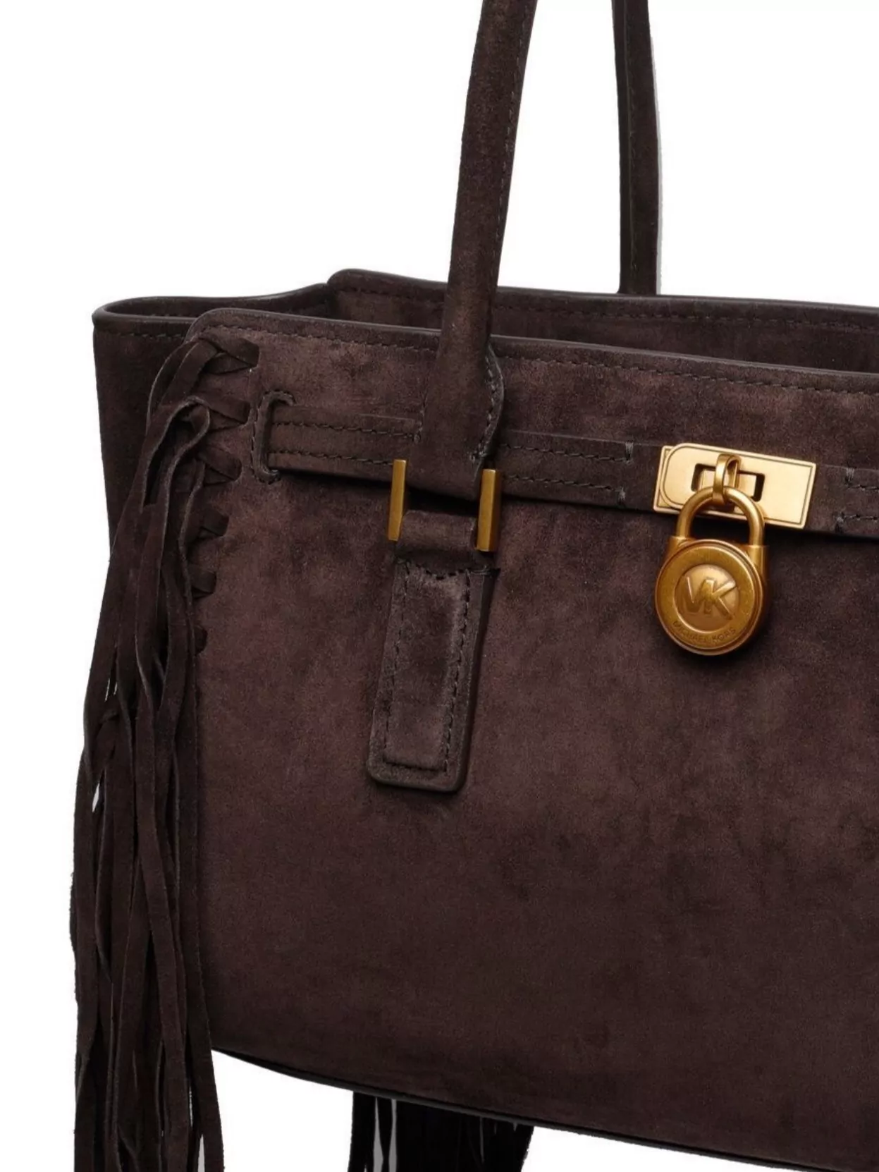 Michael Michael Kors Small Hamilton Shoulder Bag Fringe Detail