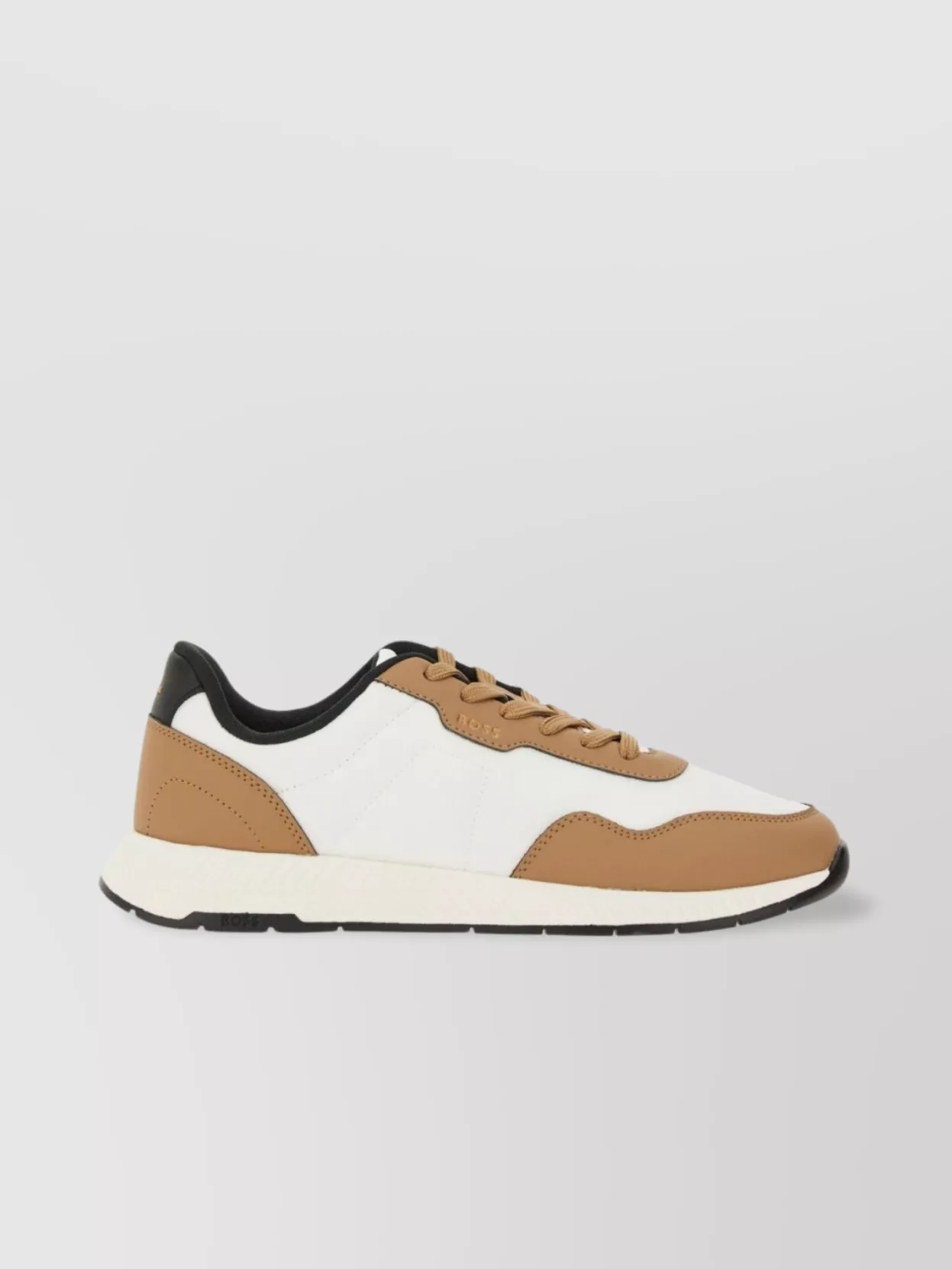 Boss Round Toe Rubber Sole Sneaker