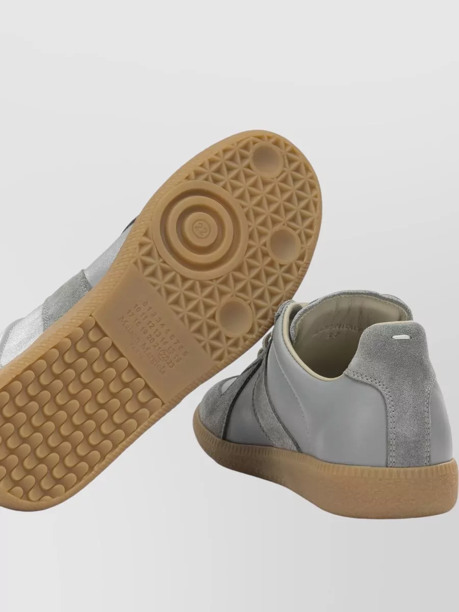 Maison Margiela Leather Low-Top Sneakers