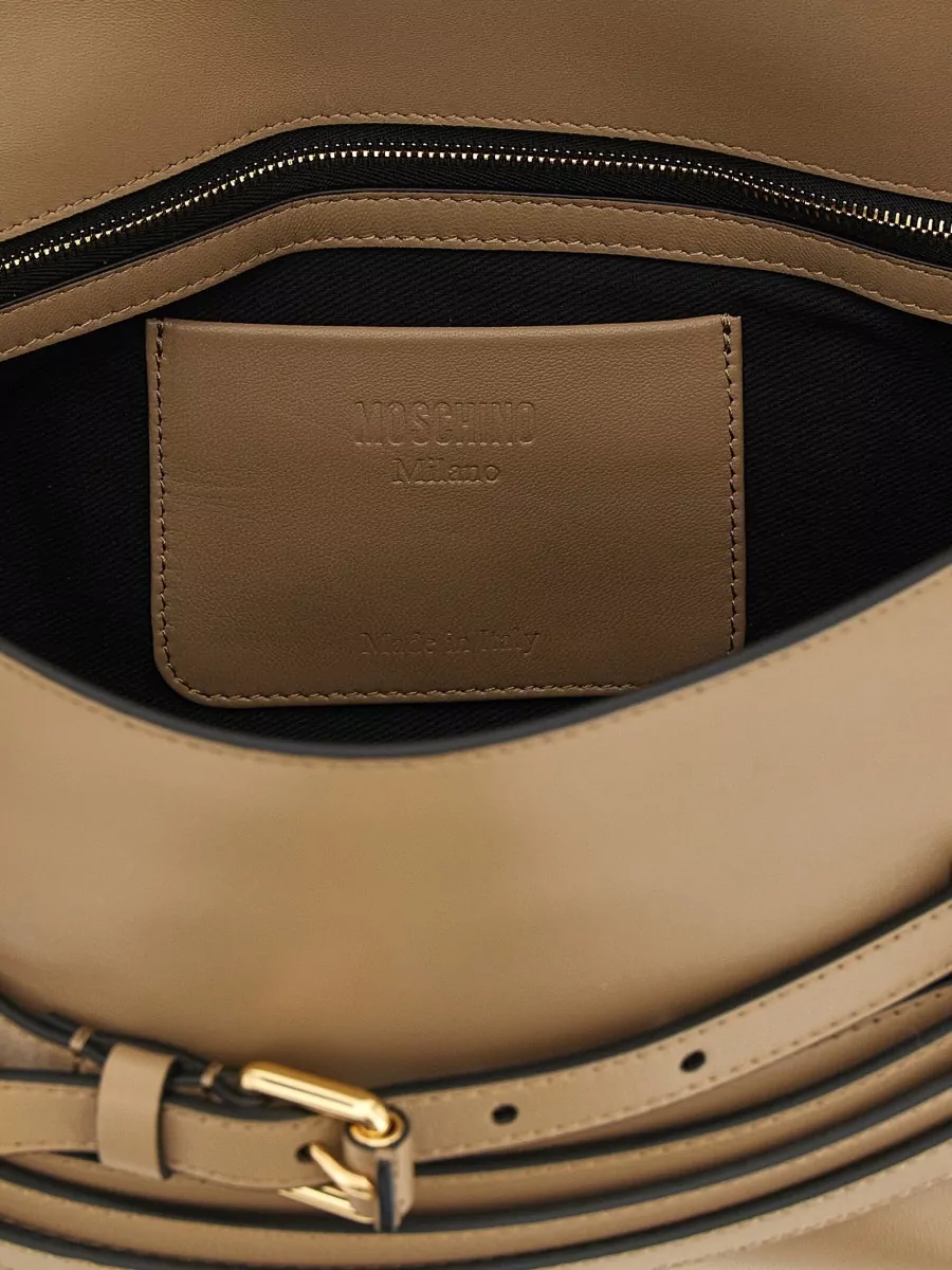 Moschino Knotted Detail Shoulder Bag Top Handle Strap