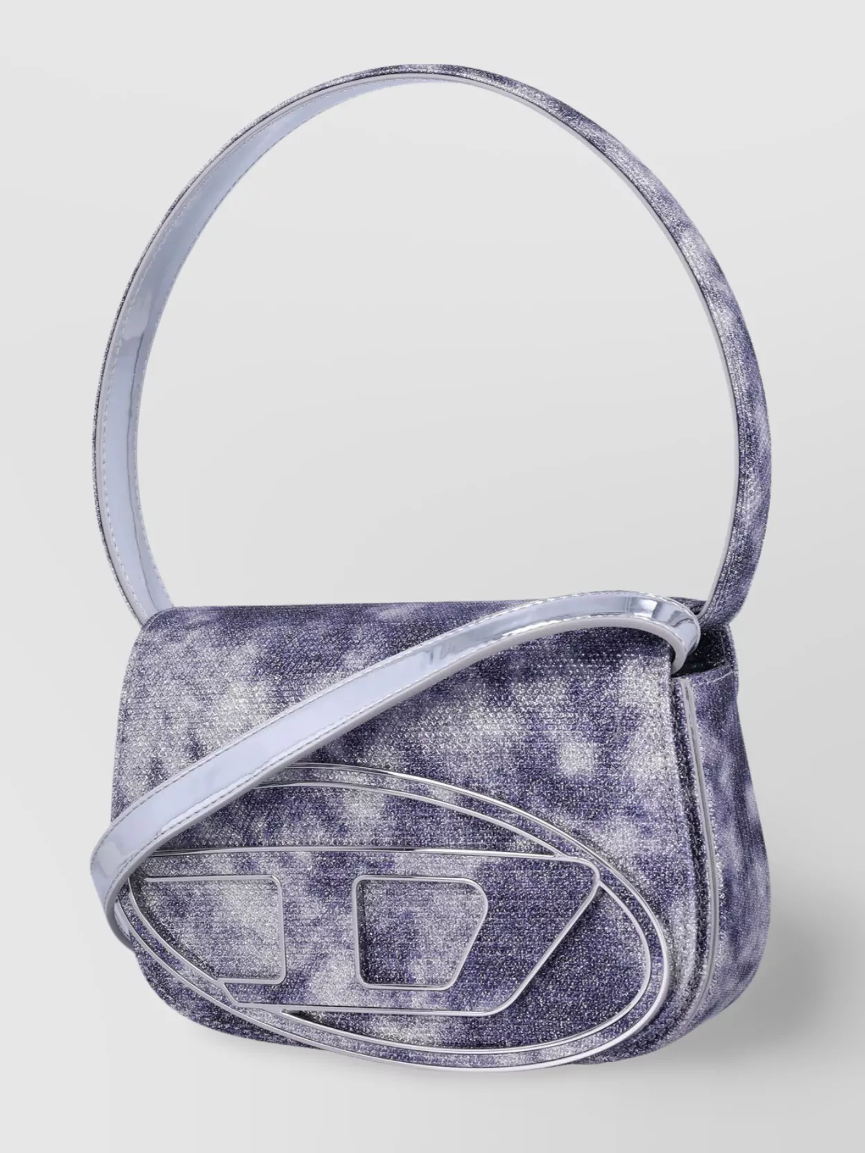 Diesel Glitter Print Shoulder Bag