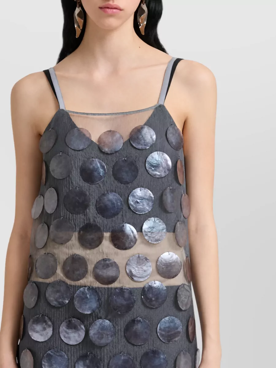 Marni Sequin Midi Dress