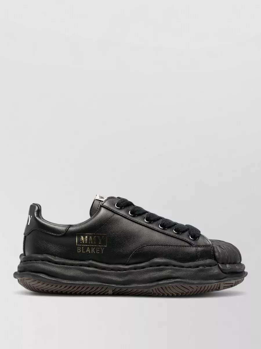 Maison Mihara Yasuhiro Leather Low-Top Sneakers