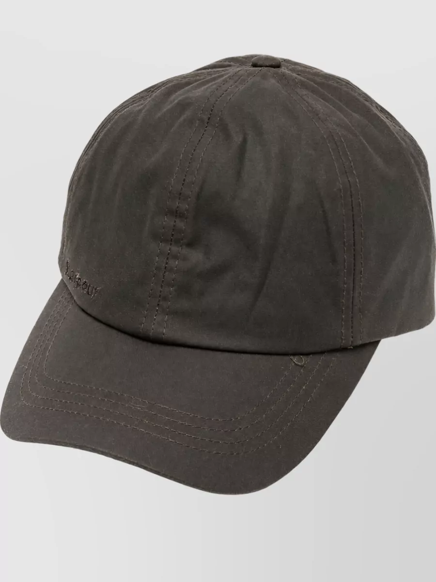 Barbour waxed cotton cap
