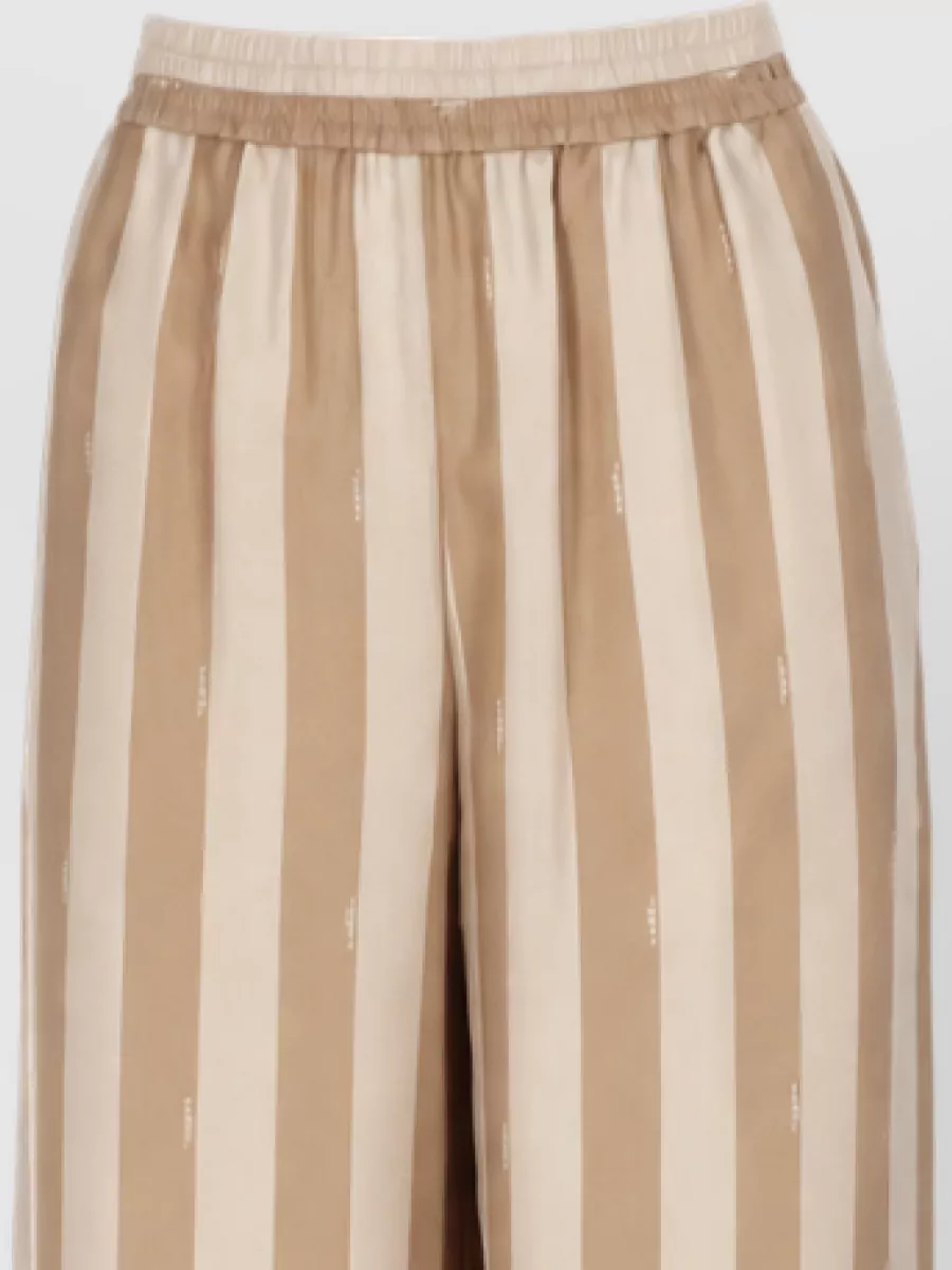 Fendi silk lounge trousers