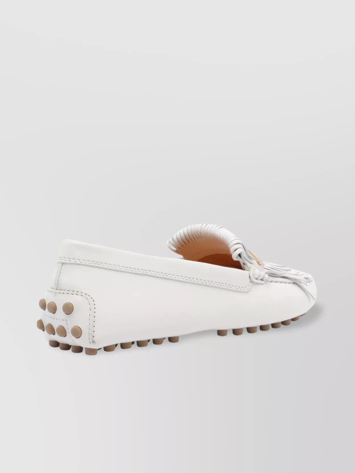Tod's Loafers With Fringe Detail And Gold-Tone Hardware