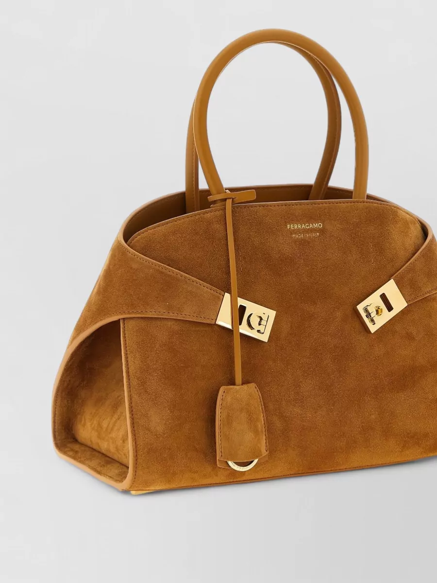 Ferragamo The Hug Bag Small Leather Shoulder Bag