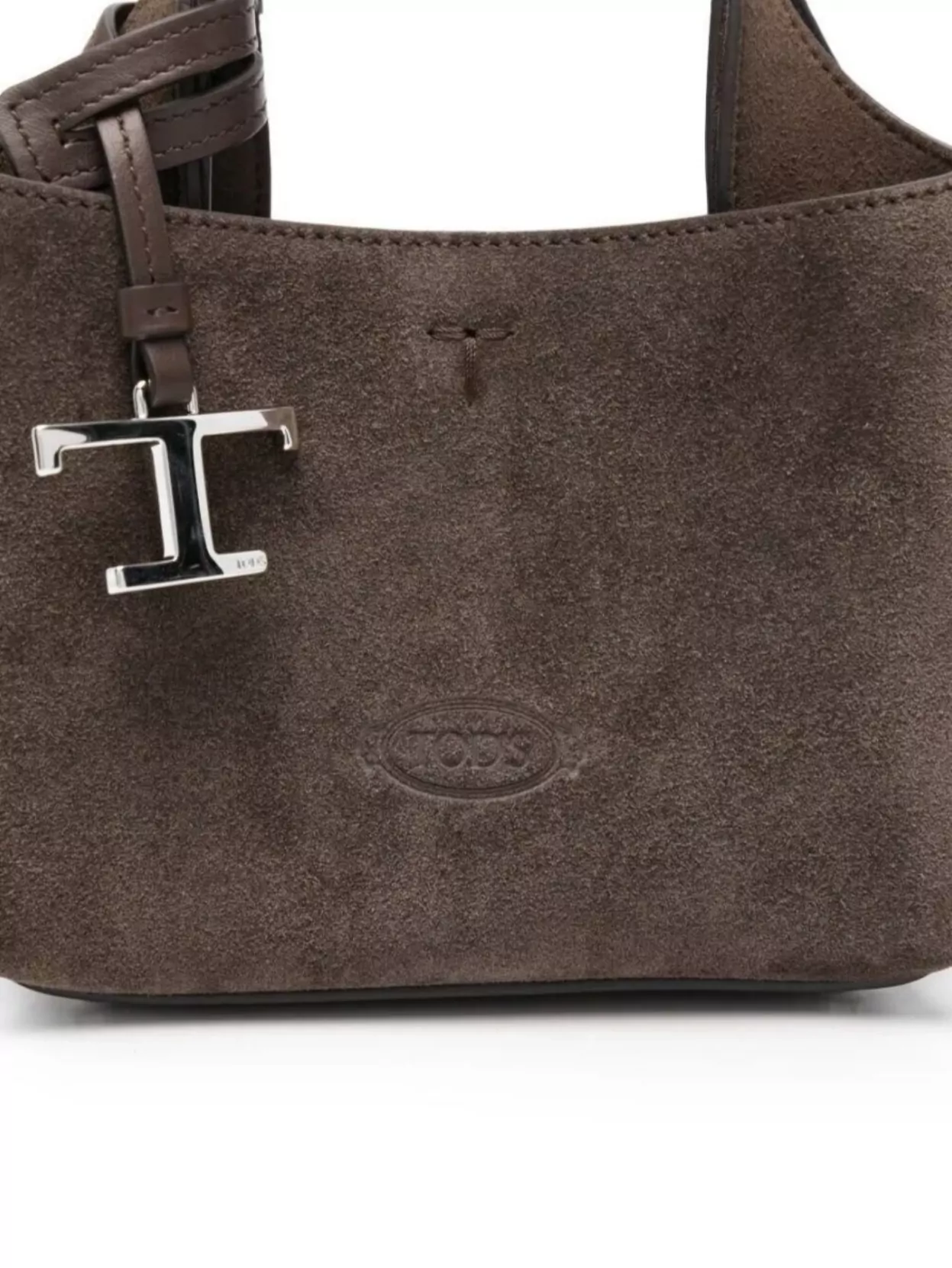 Tod's Suede Micro Tote Bag With Detachable Strap