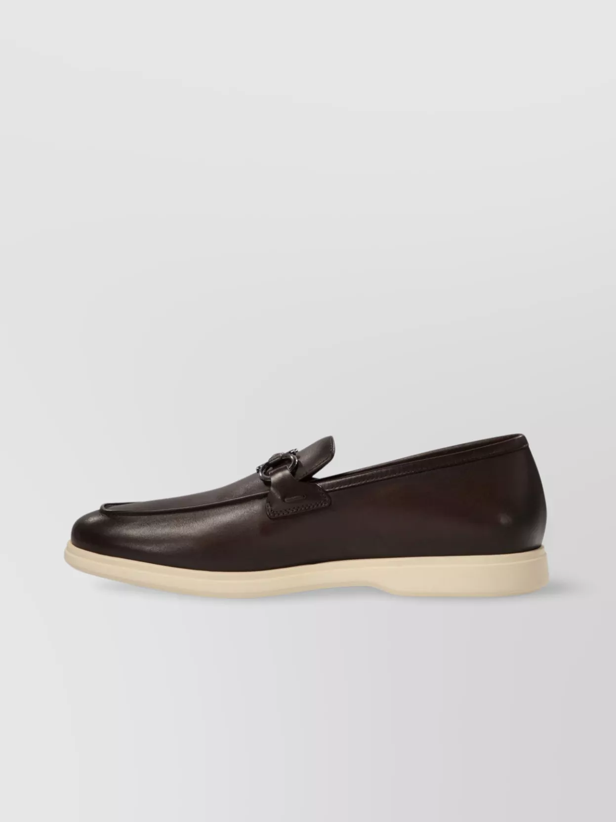 Ferragamo Loafers Metal Hardware Rubber Sole