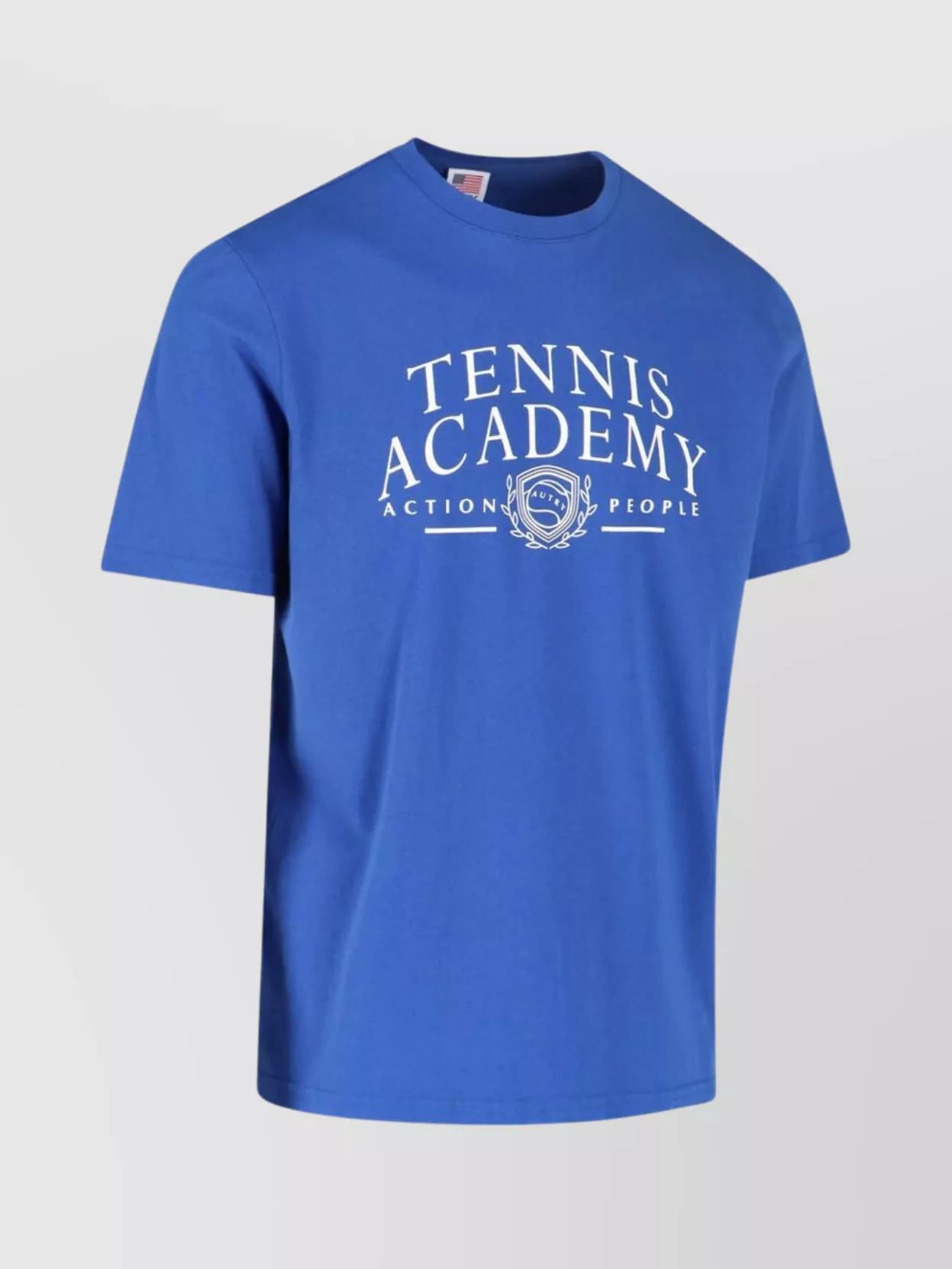 Shop Autry Crew Neck T-shirt Short Sleeves In Blue