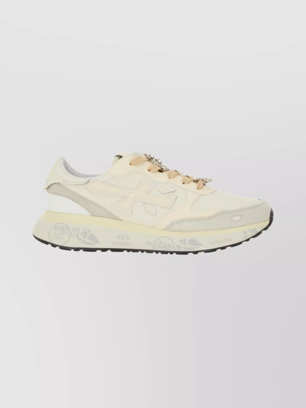 Premiata Low-Top Sneakers Featuring Textured Sole