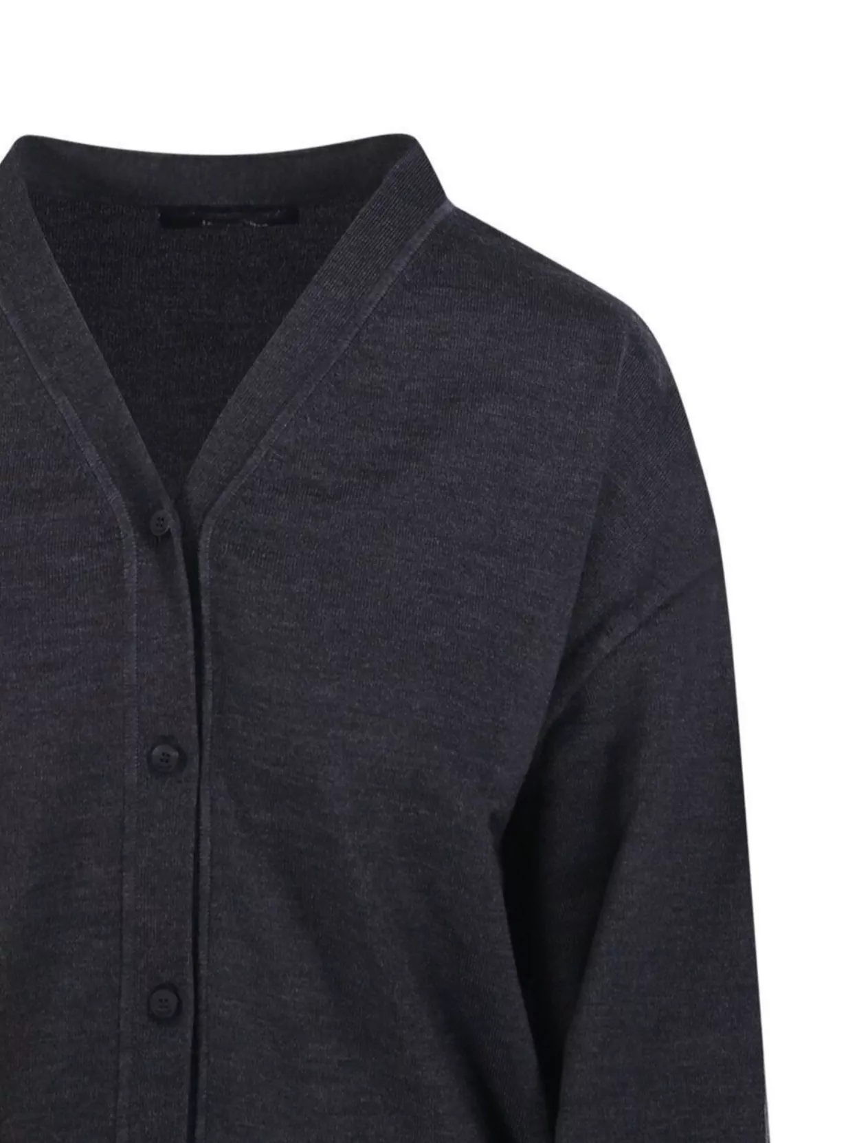 Jacquemus Knit Cardigan With Ribbed Cuffs And V-Neck