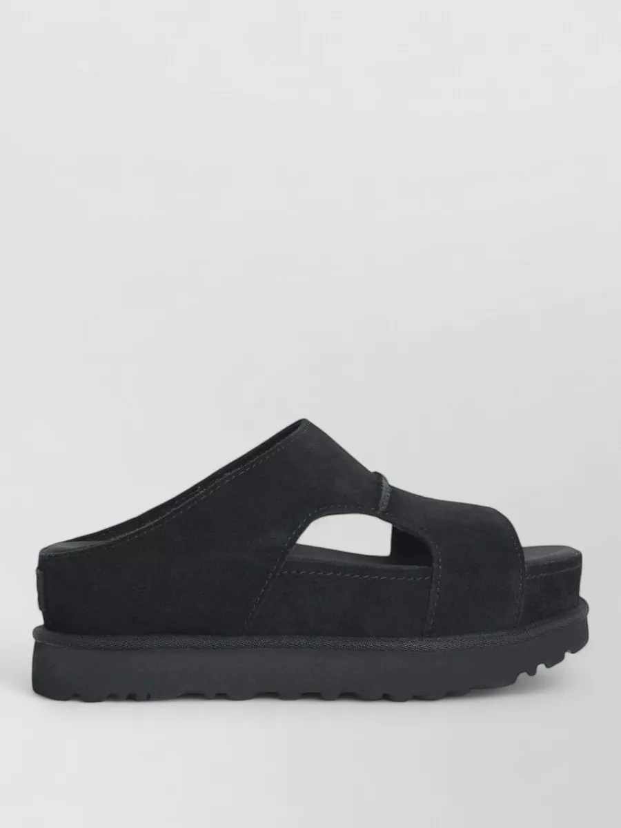 Ugg Leather Cutout Slides