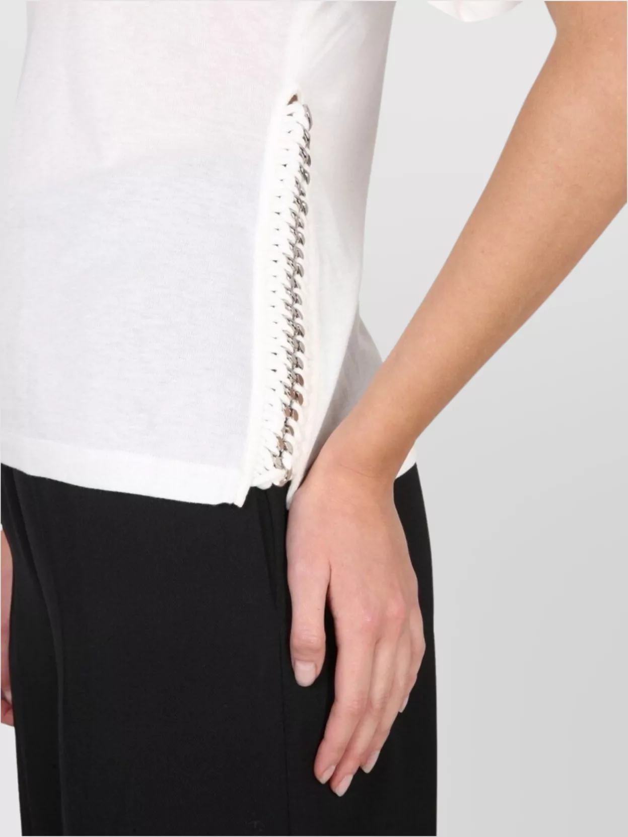 Stella Mccartney Chain Detail Crew-Neck T-Shirt