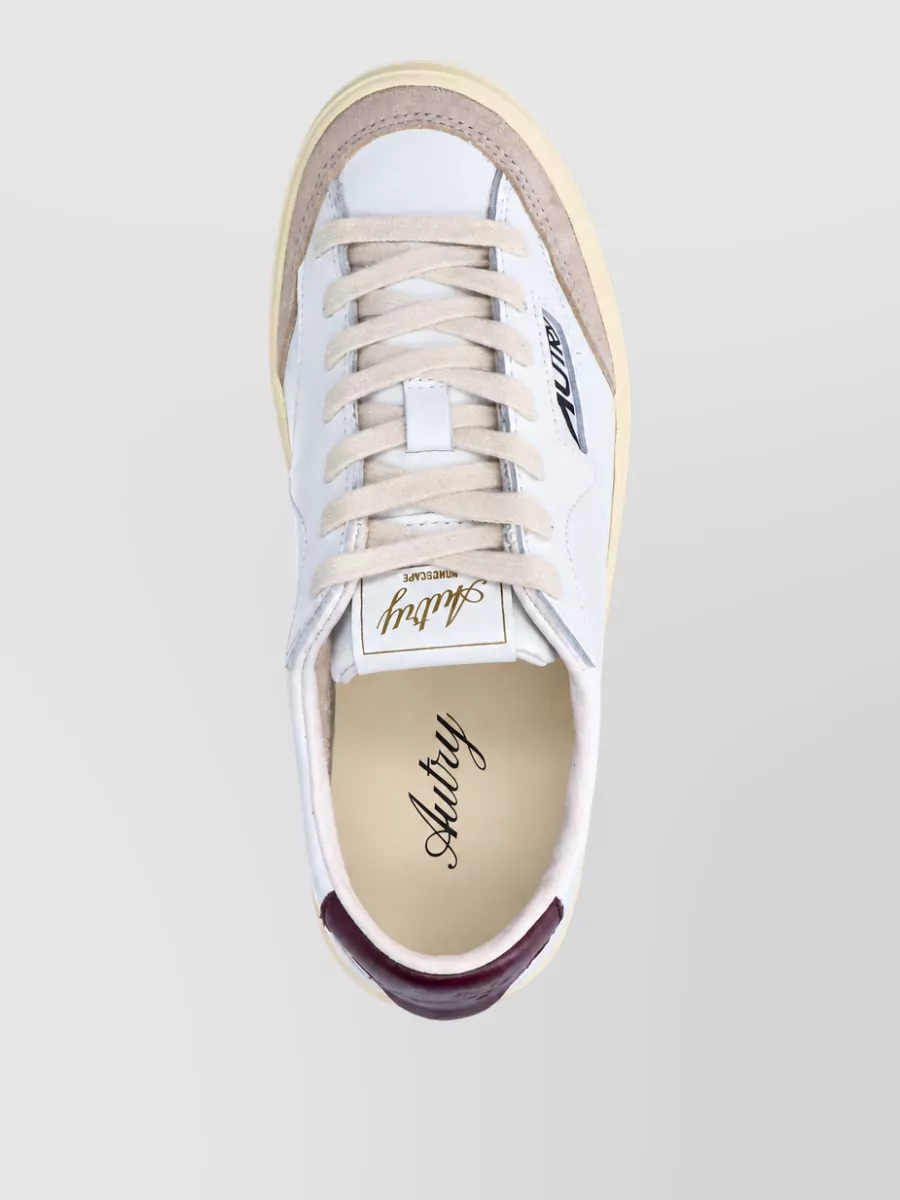 Autry Leather Low-Top Lace-Up Sneakers