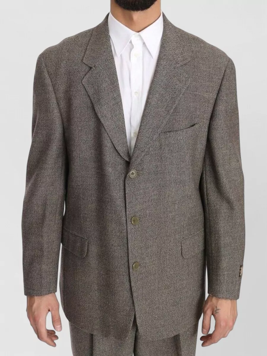 Fendi Wool Regular-Fit Single-Breasted Suit