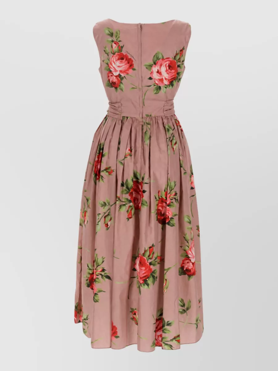 Dolce&Gabbana Floral-Print Midi Dress