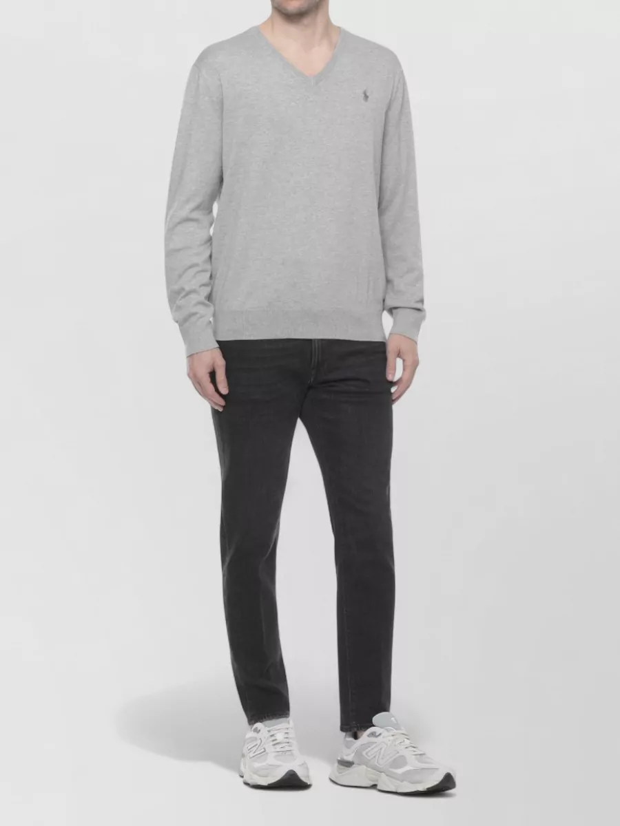 Ralph Lauren V-Neck Long-Sleeve Jumper