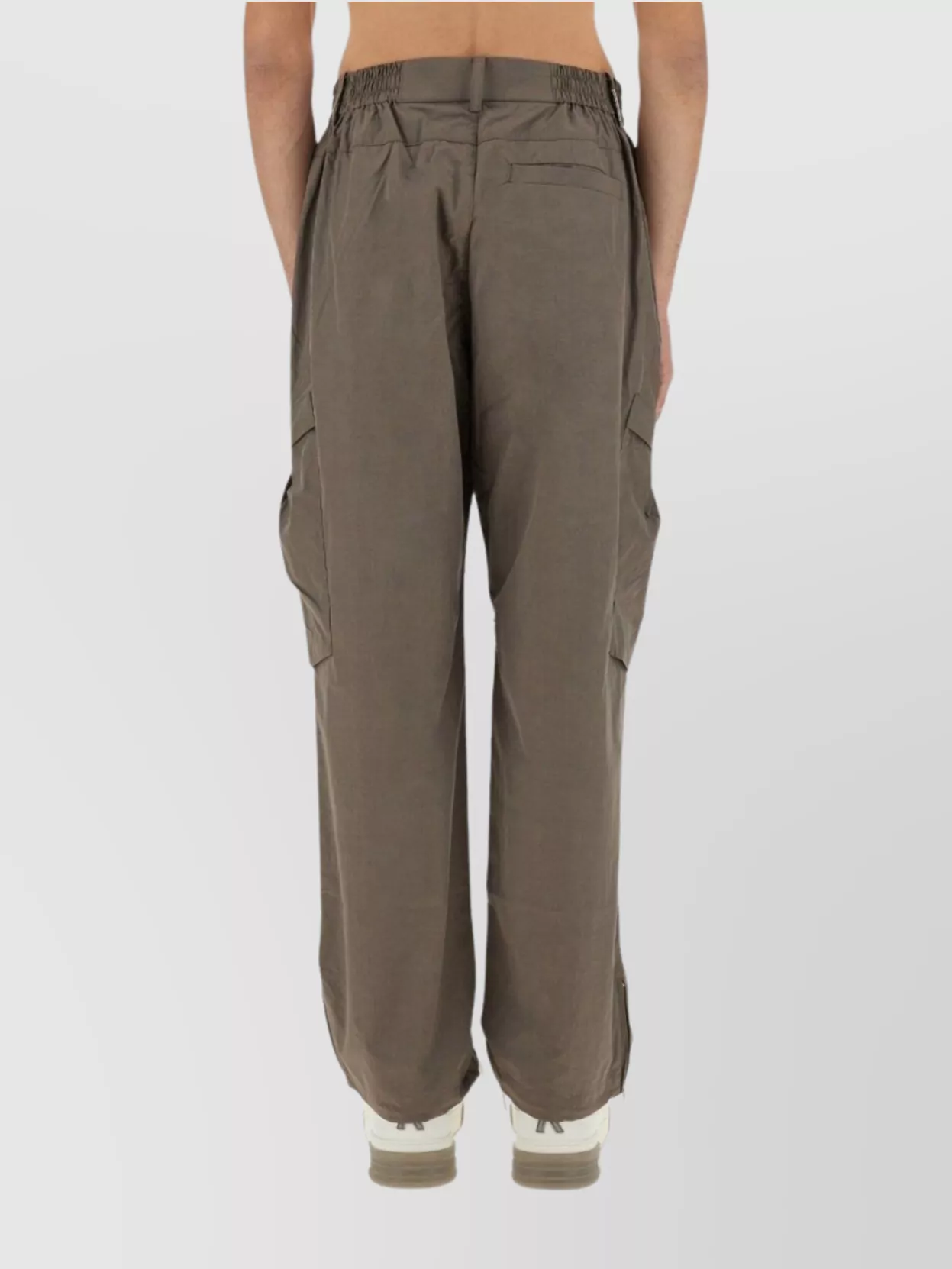 Shop Represent Tech Cargo Pants Featuring Ankle Zippers