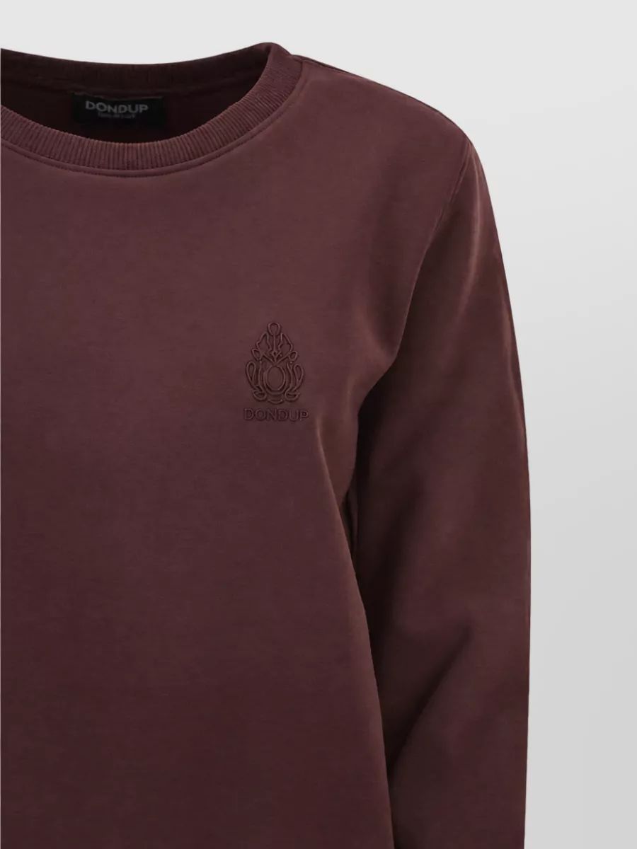 Dondup Cotton Slim-Fit Logo-Print Sweatshirt