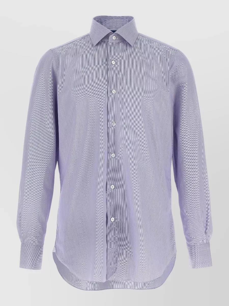 Finamore striped cotton shirt