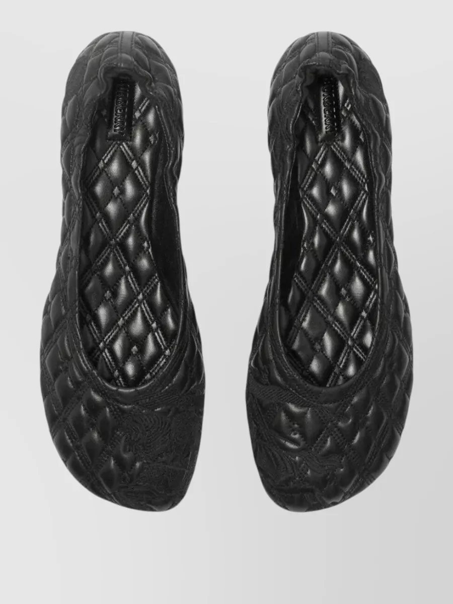 Burberry Leather Ballerina Shoes