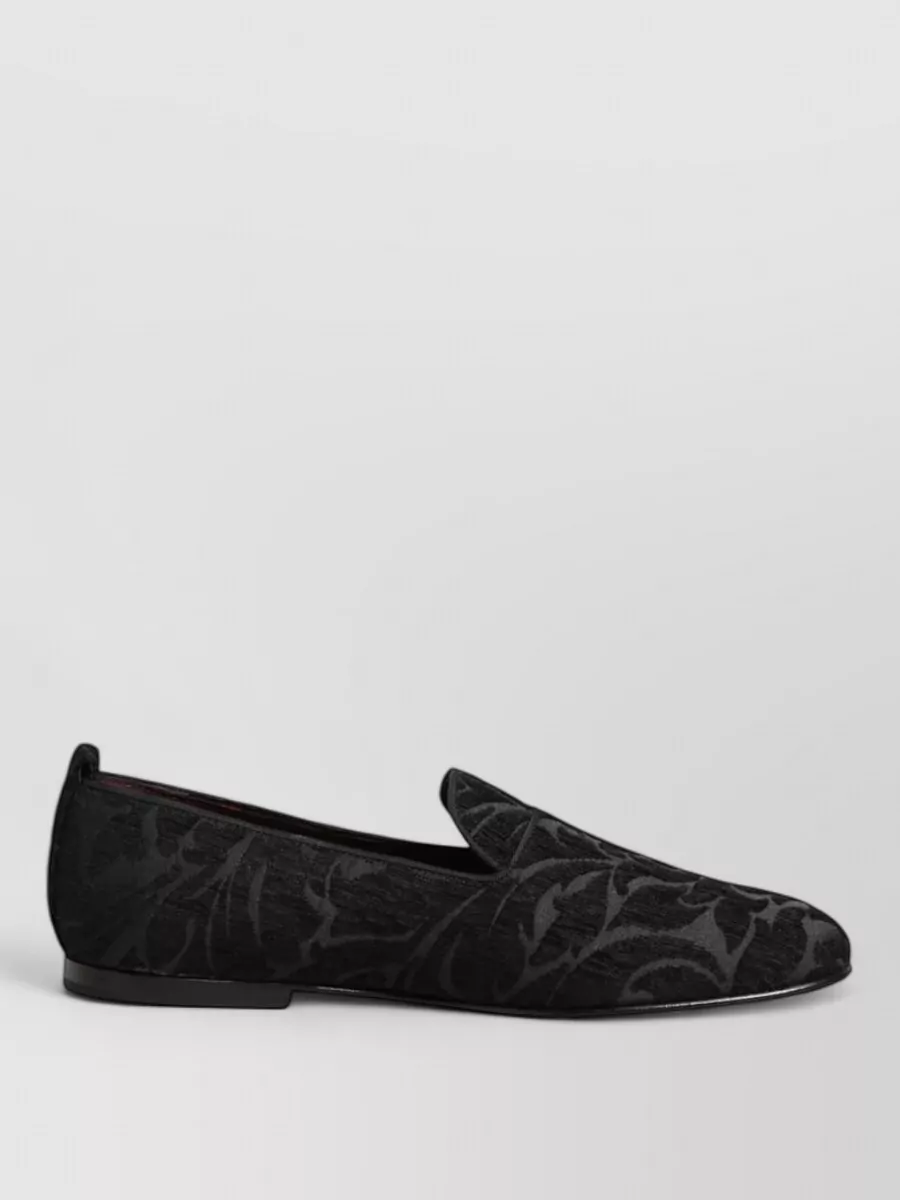 Dolce&Gabbana Floral-Pattern Loafers