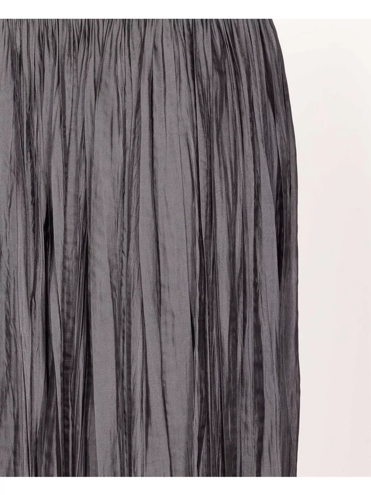 Roberto Collina Pleated Elasticated-waist Midi Skirt In Purple