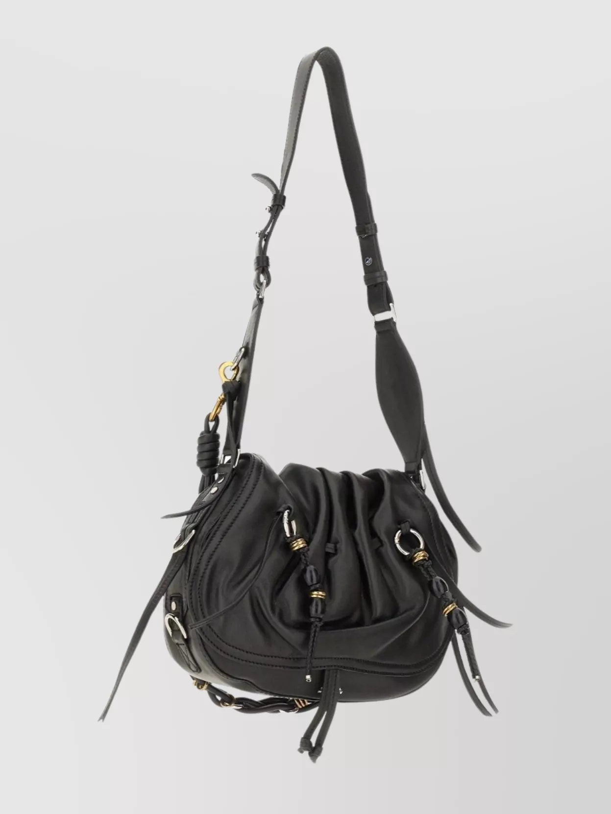 Isabel Marant Textured Shoulder Bag Adjustable Strap