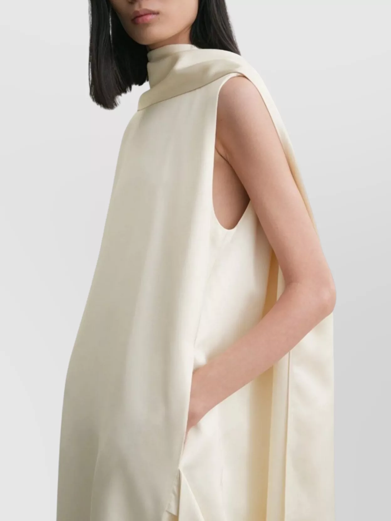 Totême Scarf Detail Cocoon Dress