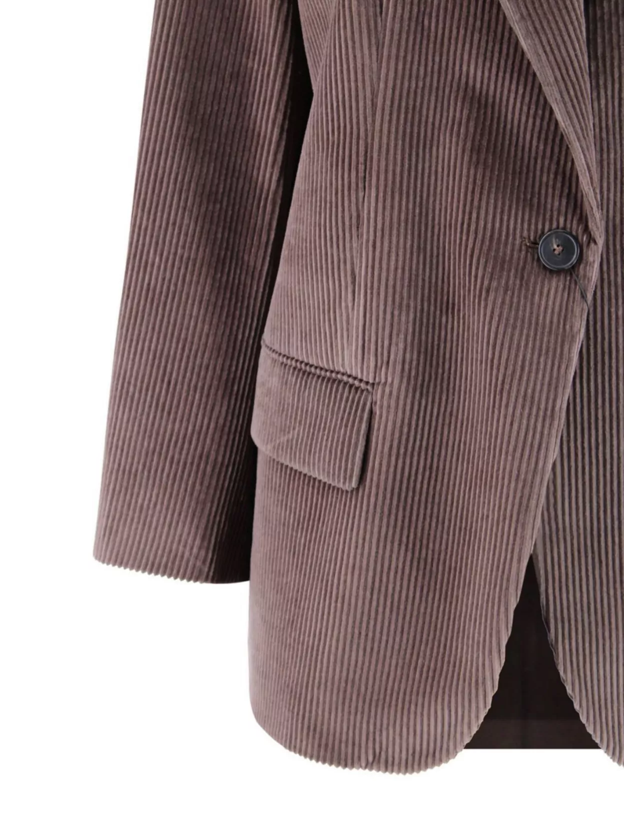 Weekend Max Mara Oversized Velvet Blazer Featuring Chest Pocket