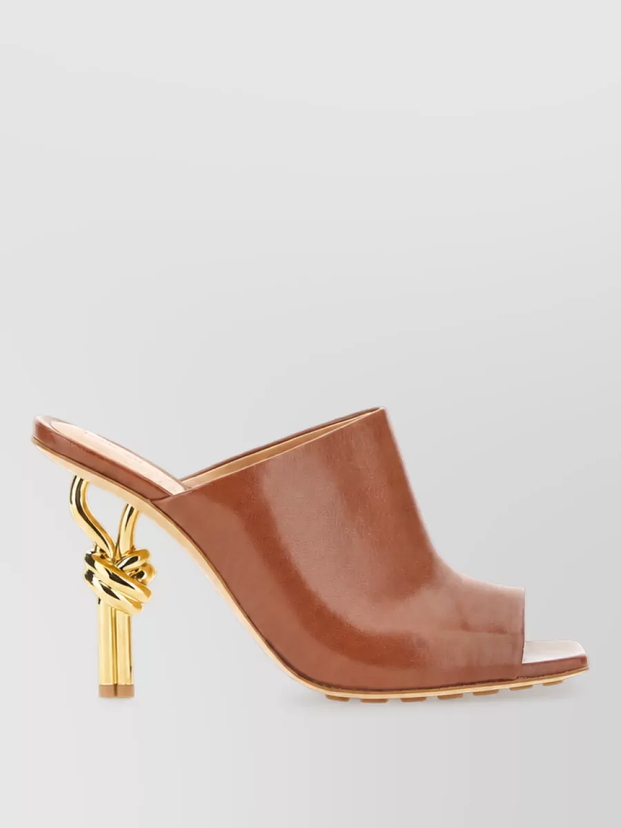 Bottega Veneta Leather Knot Mules