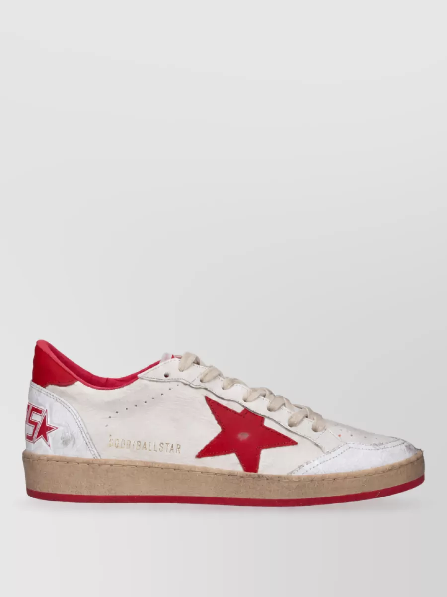 Golden Goose Leather Low-Top Sneakers