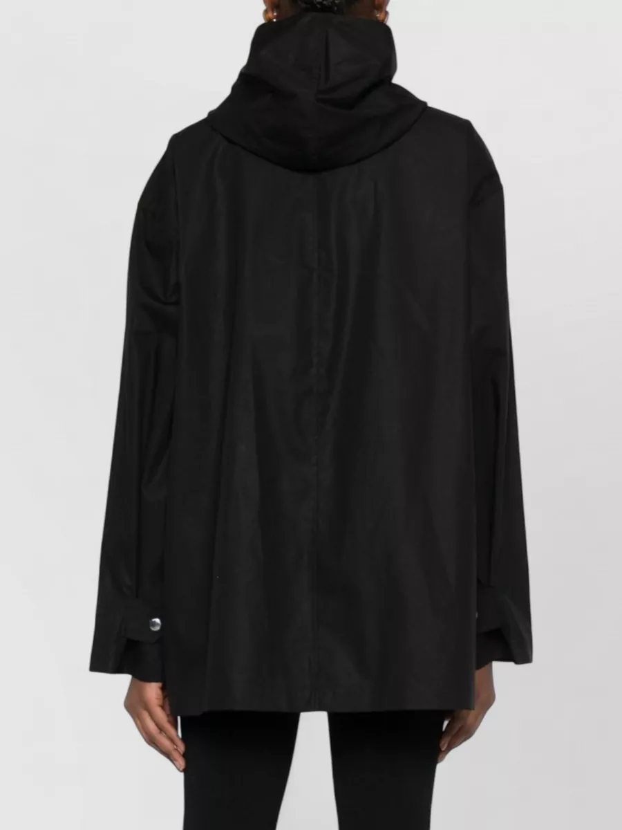 Totême Cotton Hooded Short-Sleeve Jacket