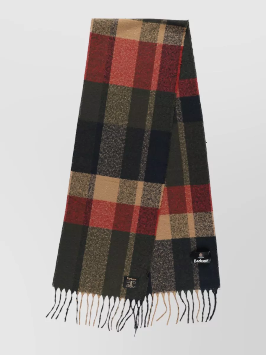Barbour Checked Scarf