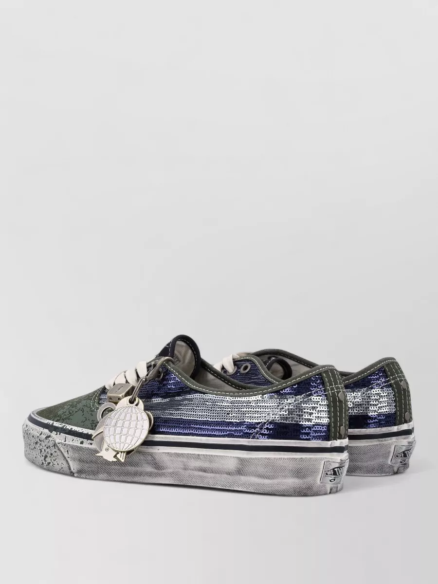 Vans Leather Low-Top Lace-Up Sneakers
