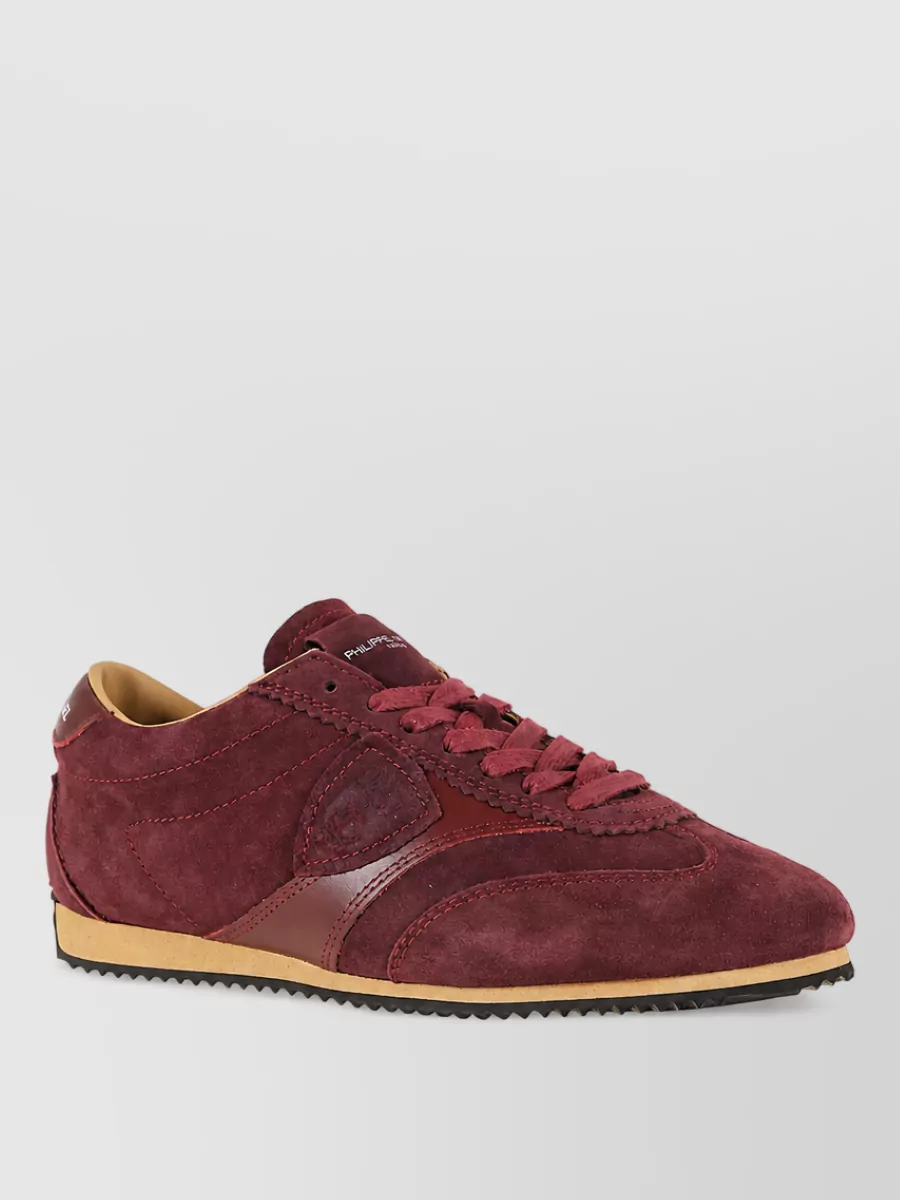 Philippe Model leather lace-up sneakers