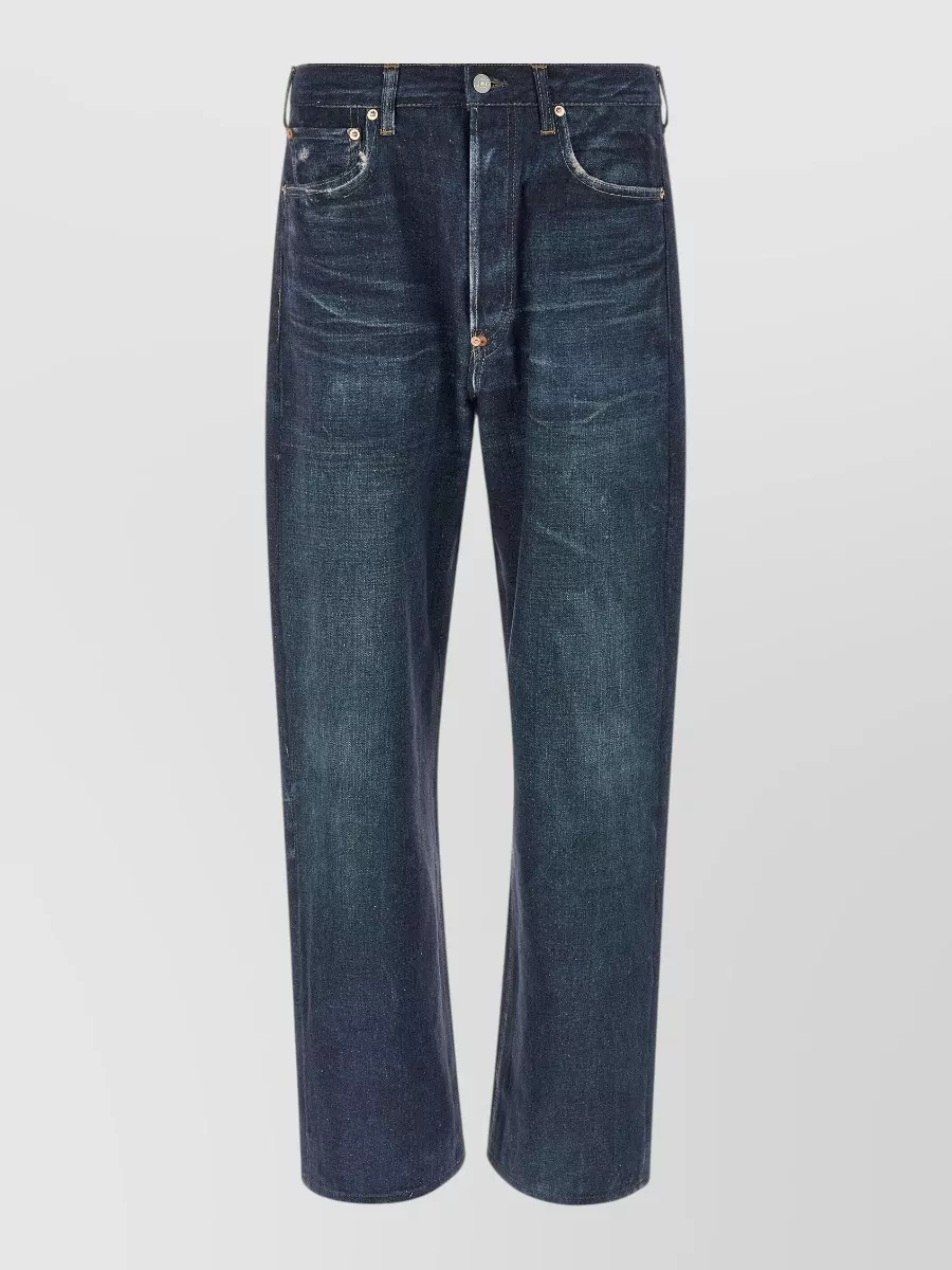Junya Watanabe high-rise wide-leg denim jeans