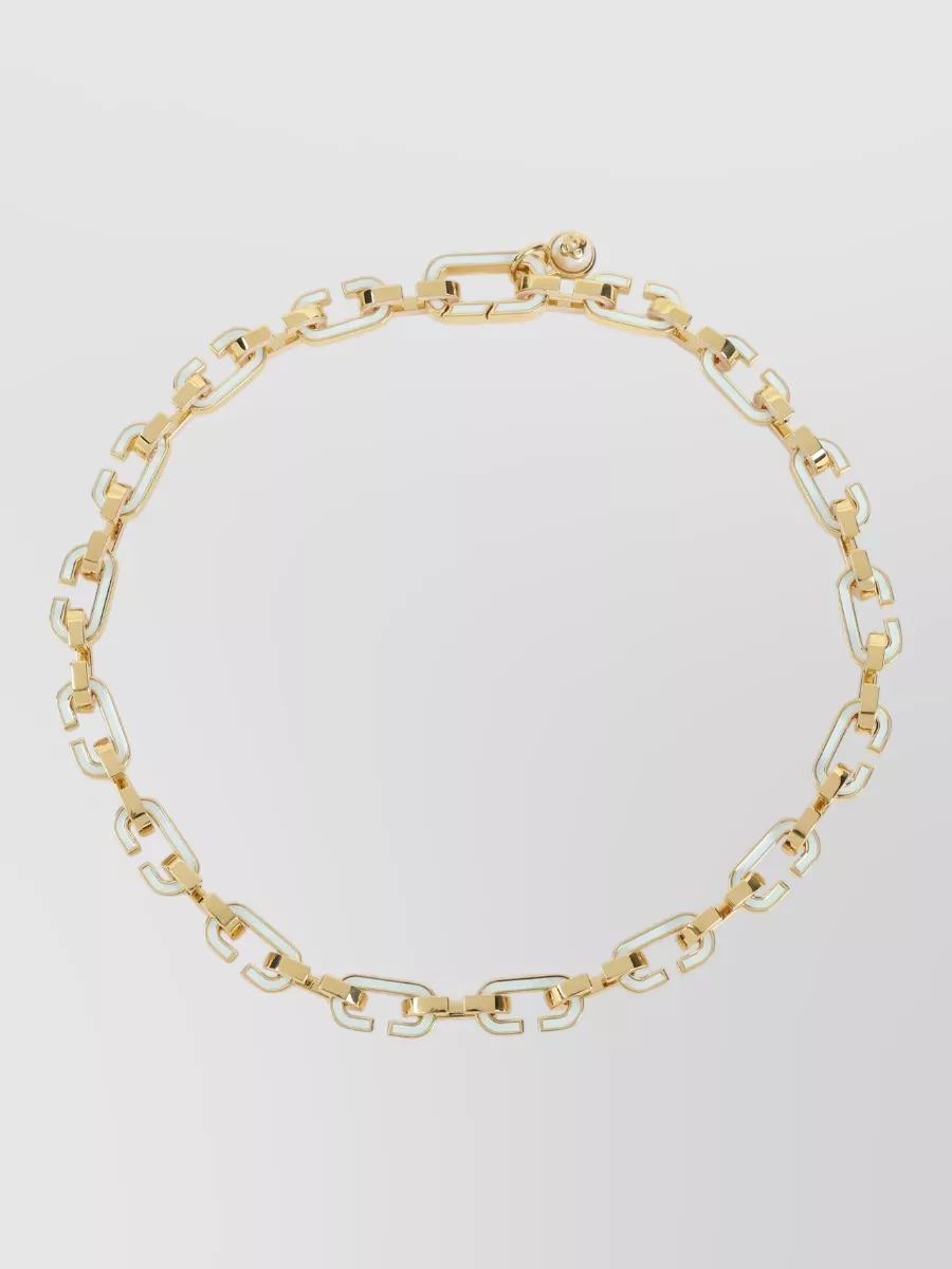 Casablanca enamel c link bracelet