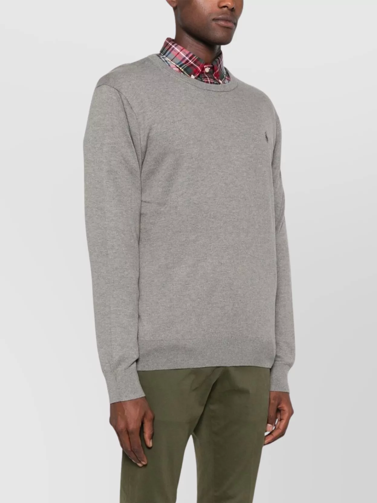 Ralph Lauren Crew Neck Long Sleeve Pullover In Neutrals
