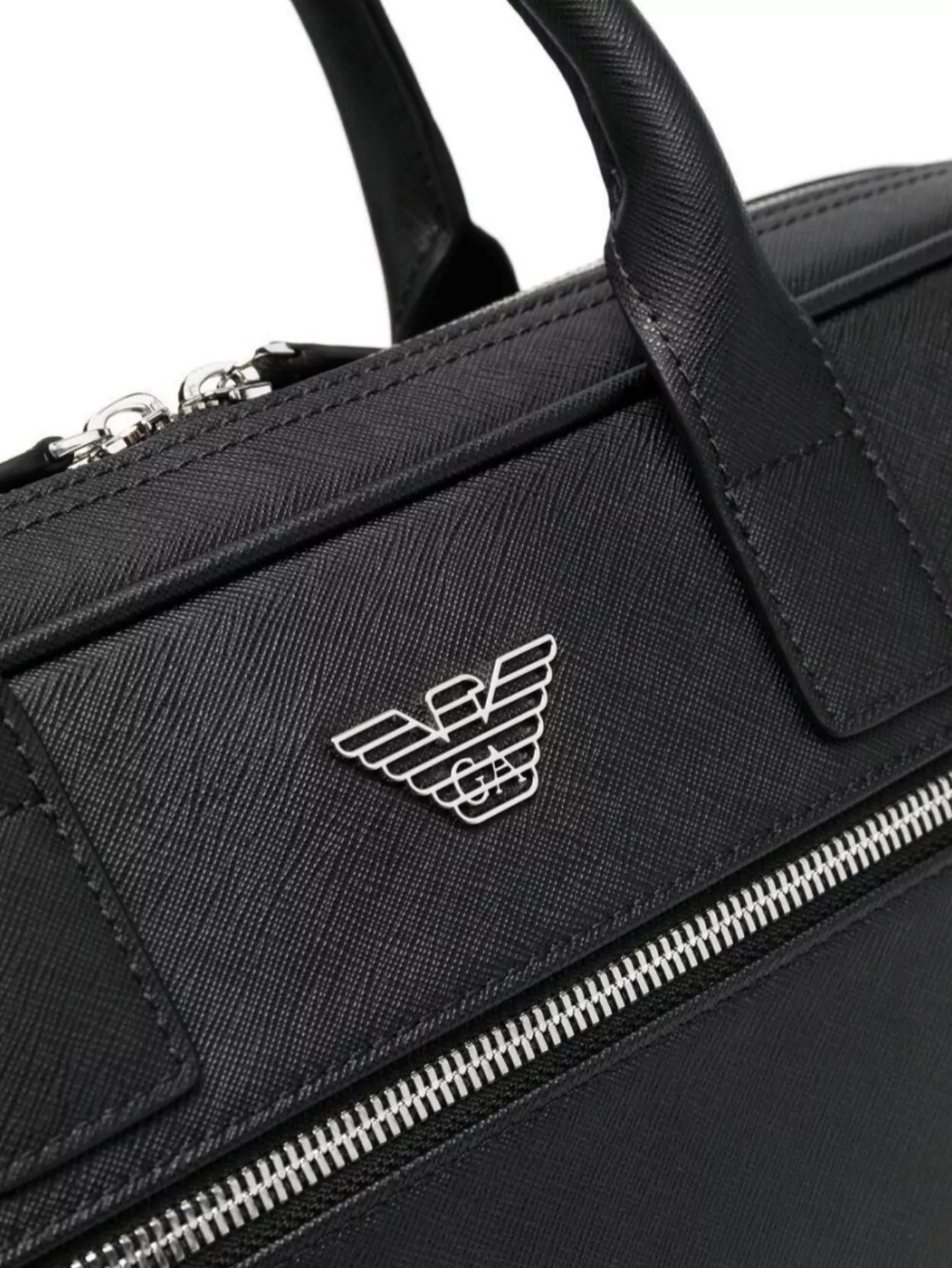 Emporio Armani Grained Briefcase
