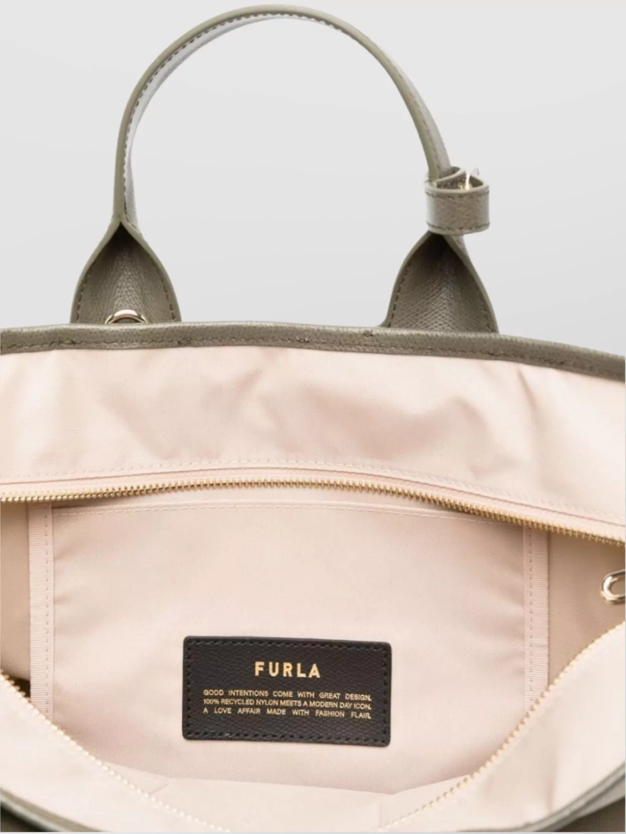 Furla Structured Tote Bags With Top Handles And Detachable Strap