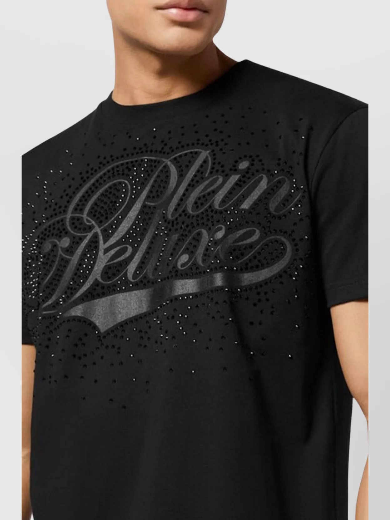 Philipp Plein Graphic Print Crew Neck Short Sleeve Top