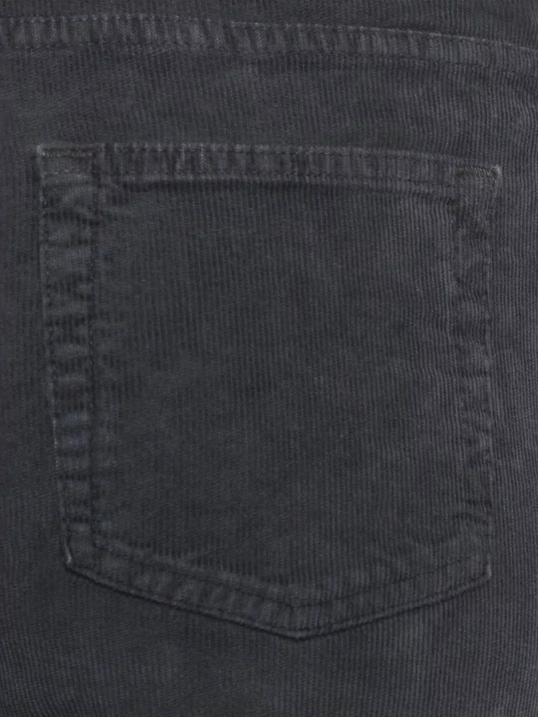 Pt Torino Wide-leg Denim Corduroy Trousers Five Pockets In Black