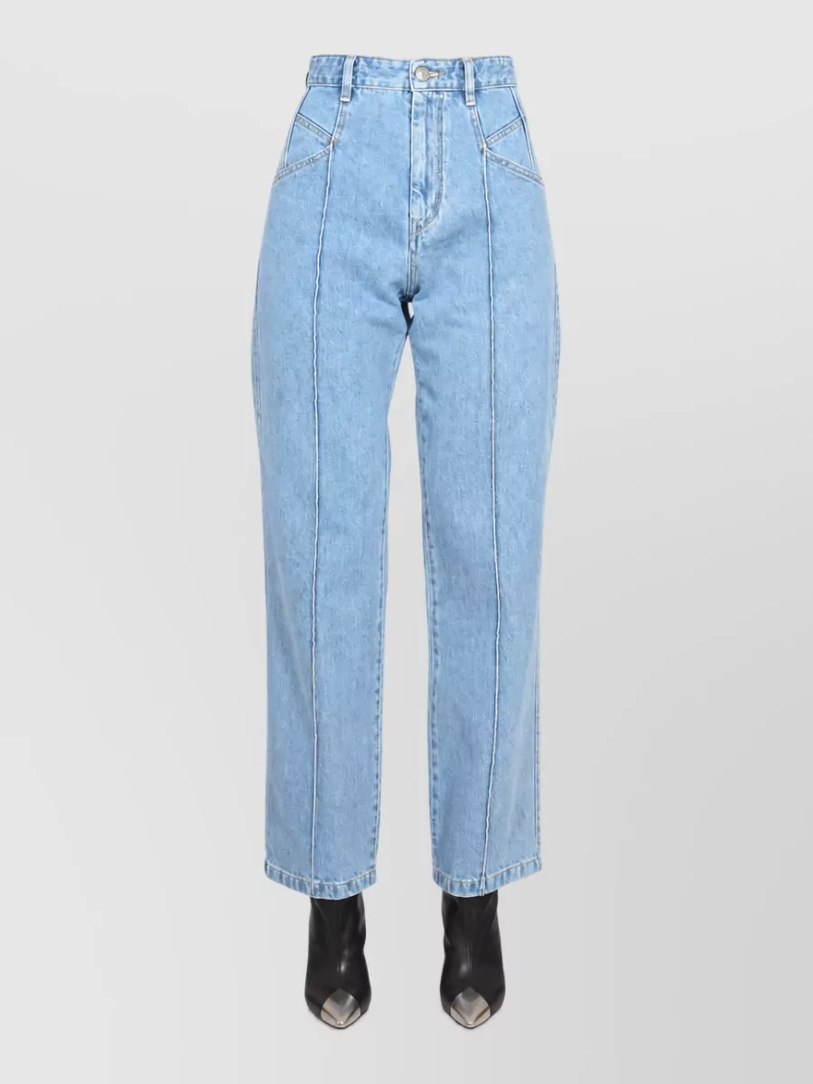 Isabel Marant denim straight-leg jeans